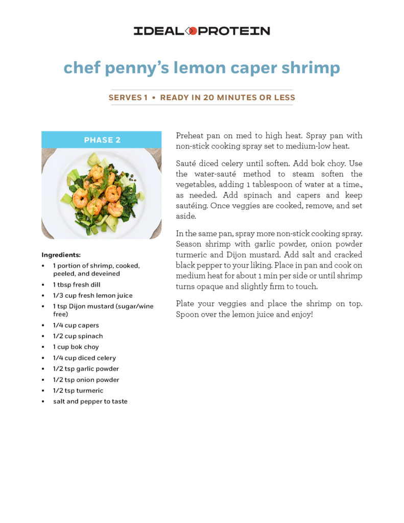 Lemon Caper Shrimp Recipe